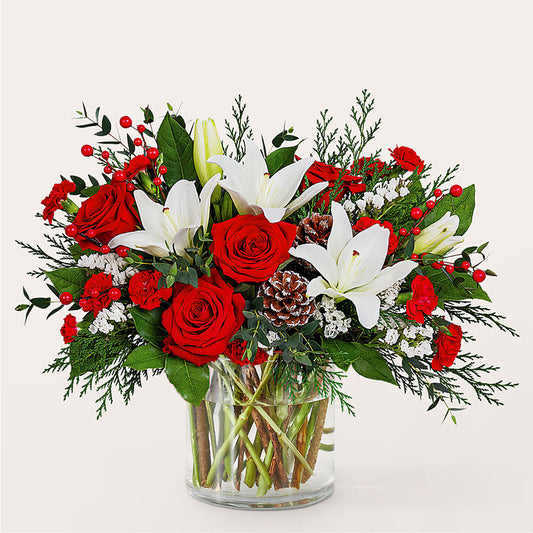 Best in Snow Bouquet – CHRISTINE'S CREATIONS FLOWER SHOP, West Haven CT