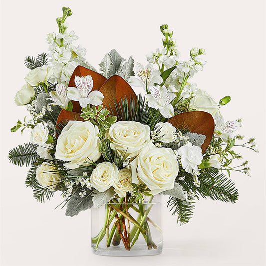 Fresh Snowfall Bouquet – CHRISTINE'S CREATIONS FLOWER SHOP, West Haven CT