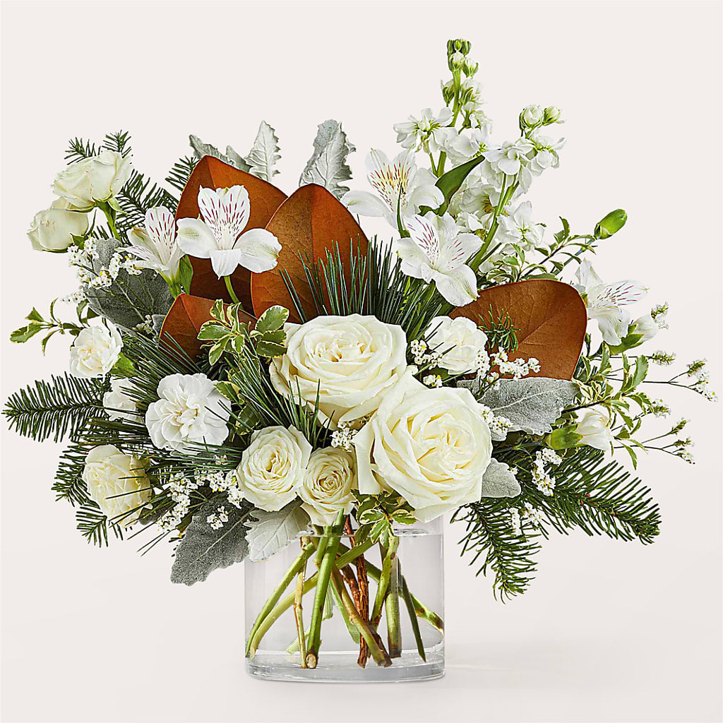 Fresh Snowfall Bouquet – CHRISTINE'S CREATIONS FLOWER SHOP, West Haven CT