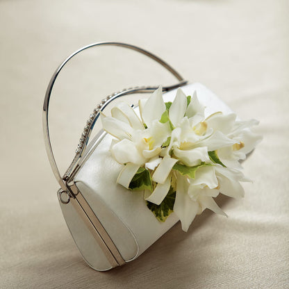 White Purse Decor – CHRISTINE'S CREATIONS FLOWER SHOP, West Haven CT
