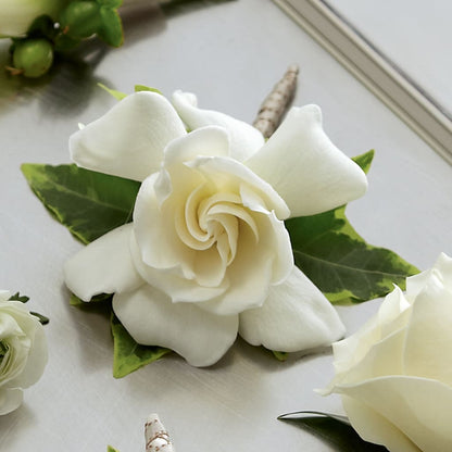 Gardenia Boutonniere – CHRISTINE'S CREATIONS FLOWER SHOP, West Haven CT