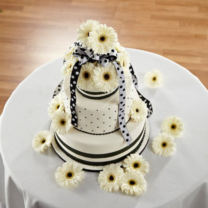 Simple Sophistication Cake Décor – CHRISTINE'S CREATIONS FLOWER SHOP, West Haven CT