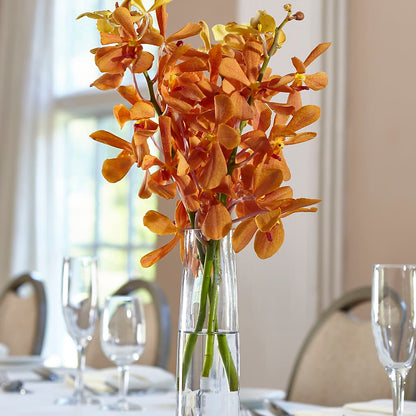 Orange Mokara Bud Vase – CHRISTINE'S CREATIONS FLOWER SHOP, West Haven CT