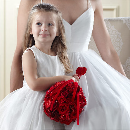 Pure at Heart Flower Girl Arrangement – CHRISTINE'S CREATIONS FLOWER SHOP, West Haven CT